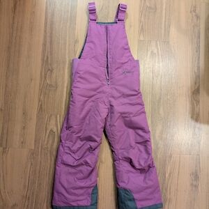 Purple Snow Bib Overalls